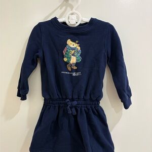 Ralph Lauren, 18M, Navy Infant Two-Piece Top and Bottom Set